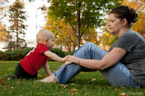 Playing with Mama